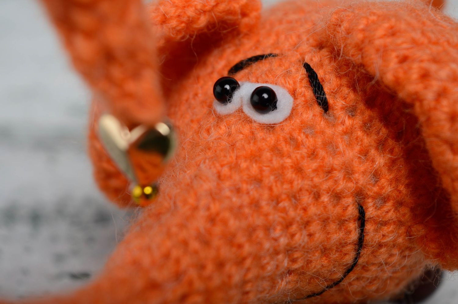 Crochet soft toy elephant photo 5