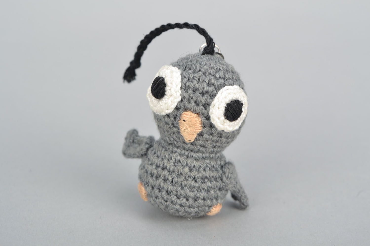Crochet keychain Owl photo 1