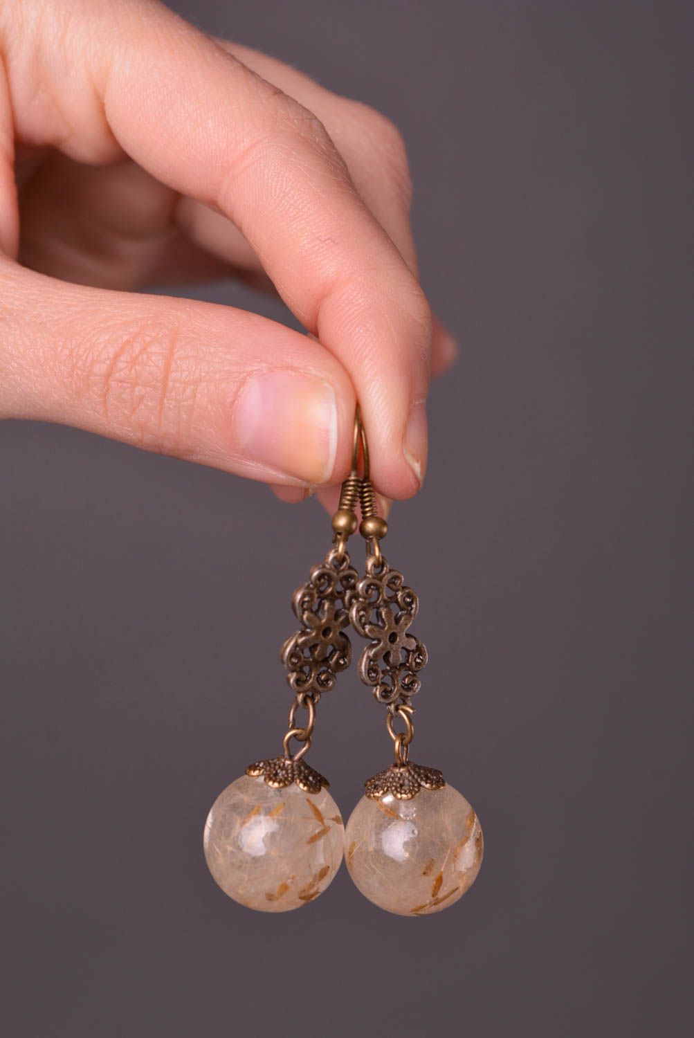 Handgefertigt Ohrhänger Damen Modeschmuck Ohrringe Geschenk für Frauen foto 2