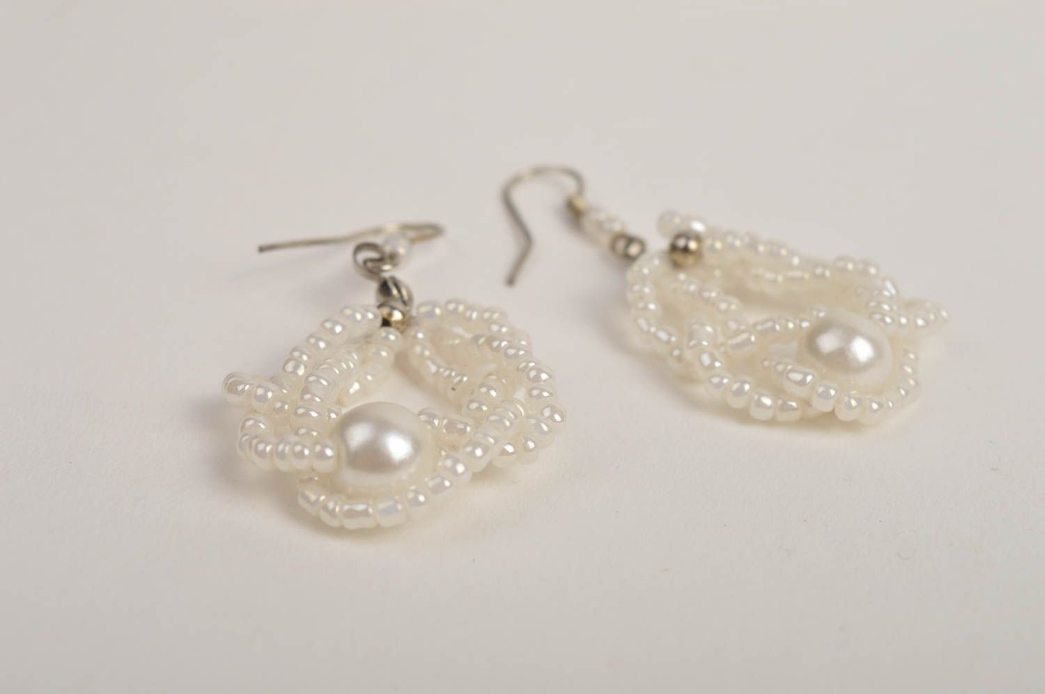 Beautiful handmade beaded earrings cute earrings cool accessories for girls photo 5