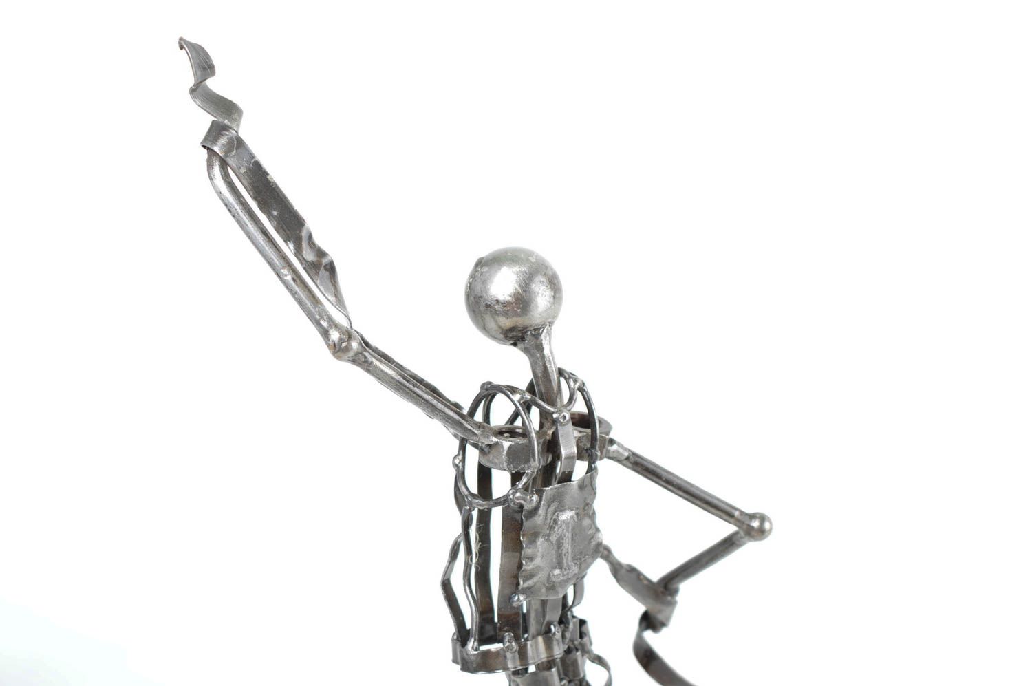 Декор для дома хэнд мэйд фигурка из металла необычный подарок мужчине Бегун фото 5
