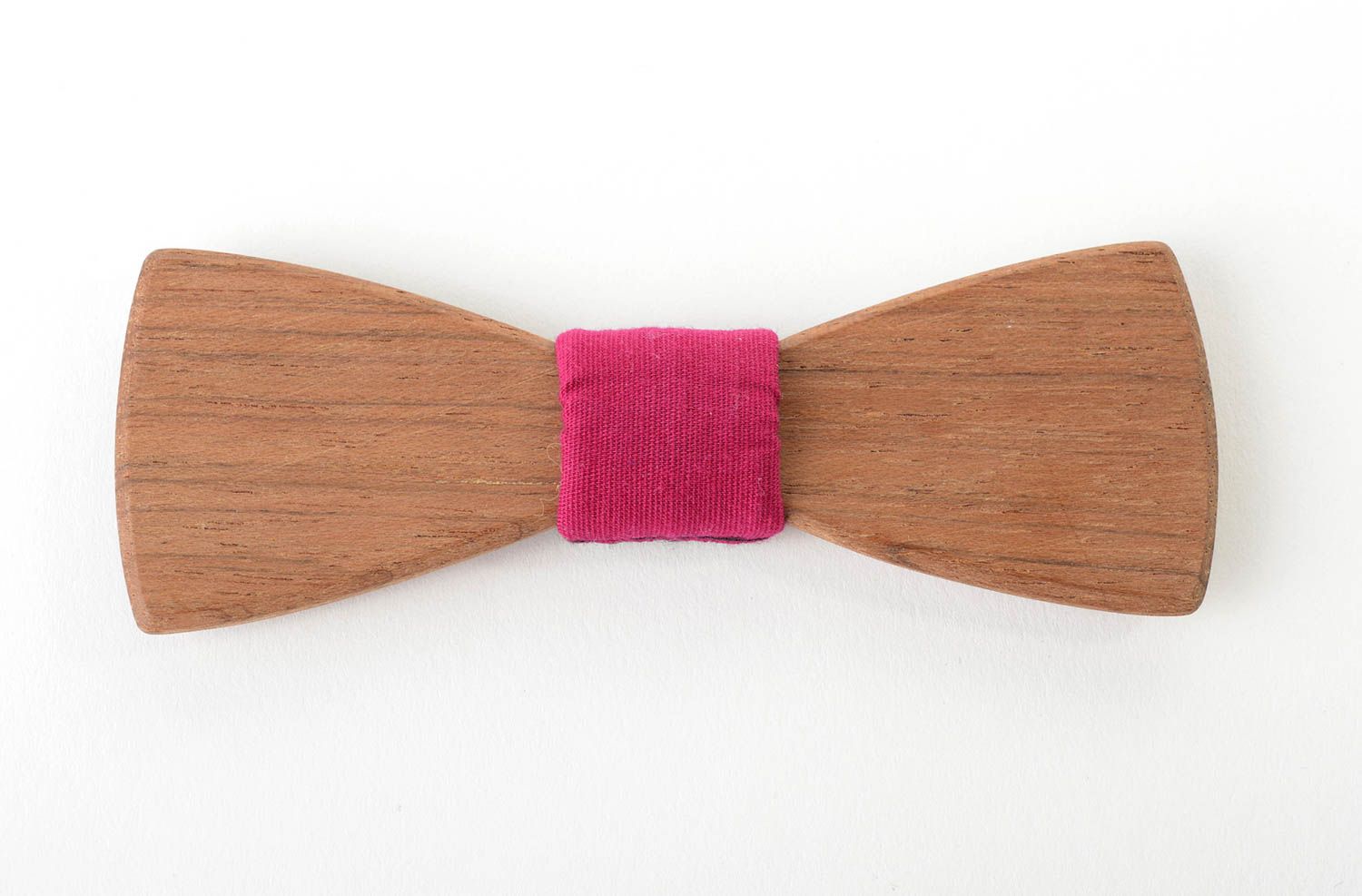 Fliege aus Holz handmade Accessoire für Männer Krawatte Fliege mit Violett foto 4