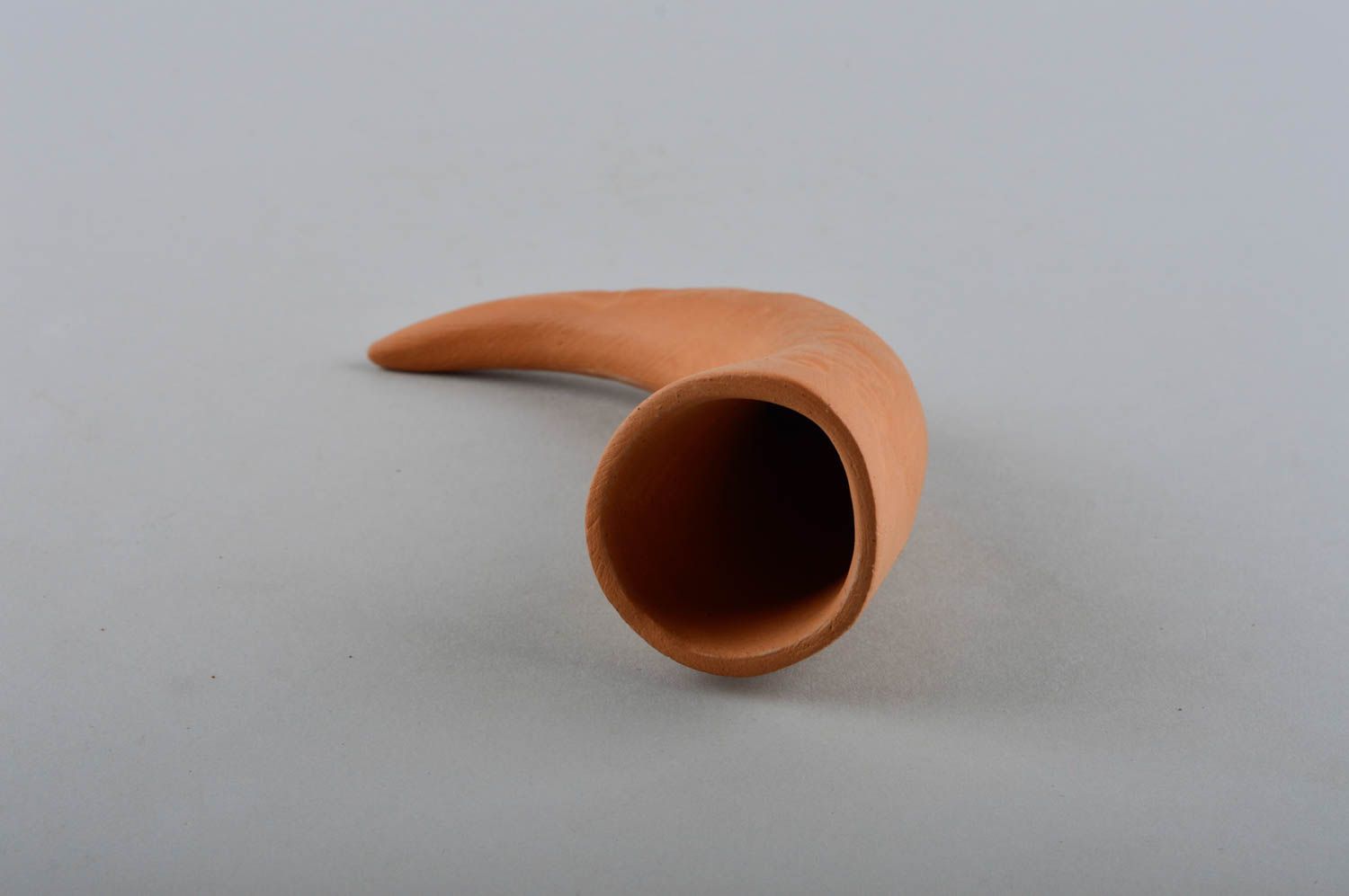Handmade collection ware cup horn for drinking ceramic horn for alcohol 100 ml photo 4