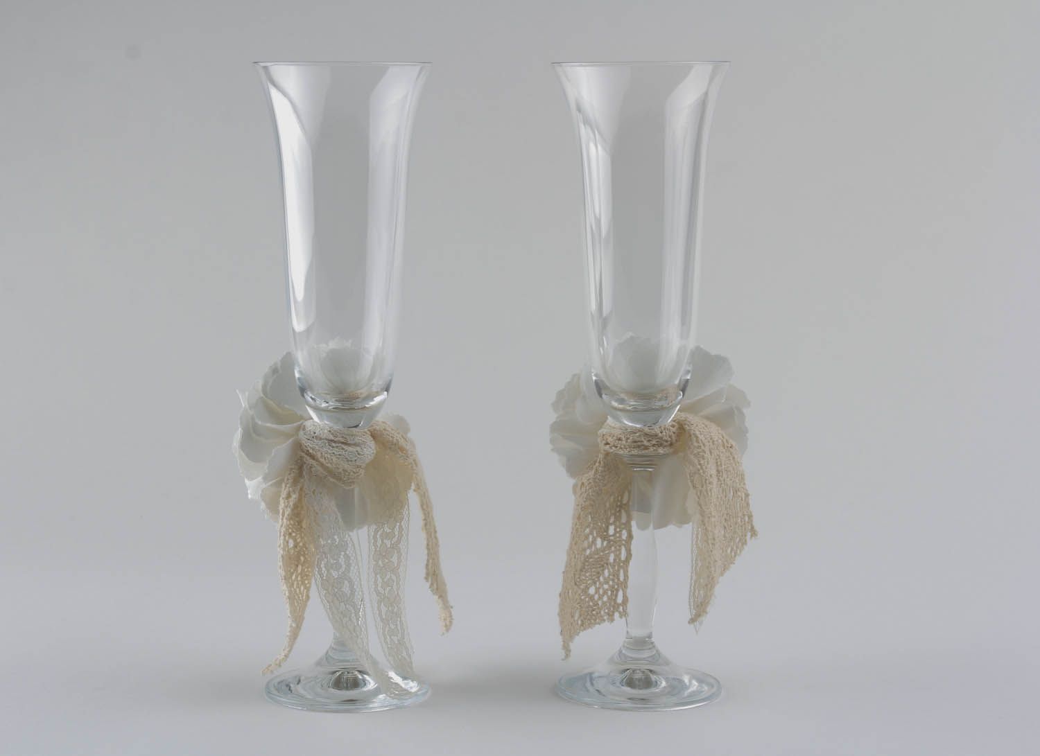 Copos para casamento de vidro feitos à mão  foto 4