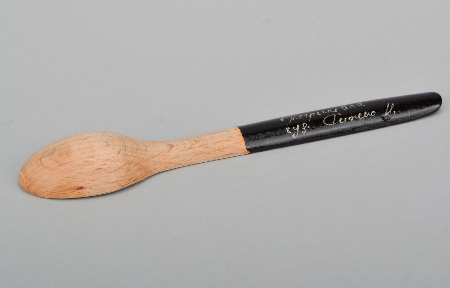 Handmade wooden tablespoon  photo 4