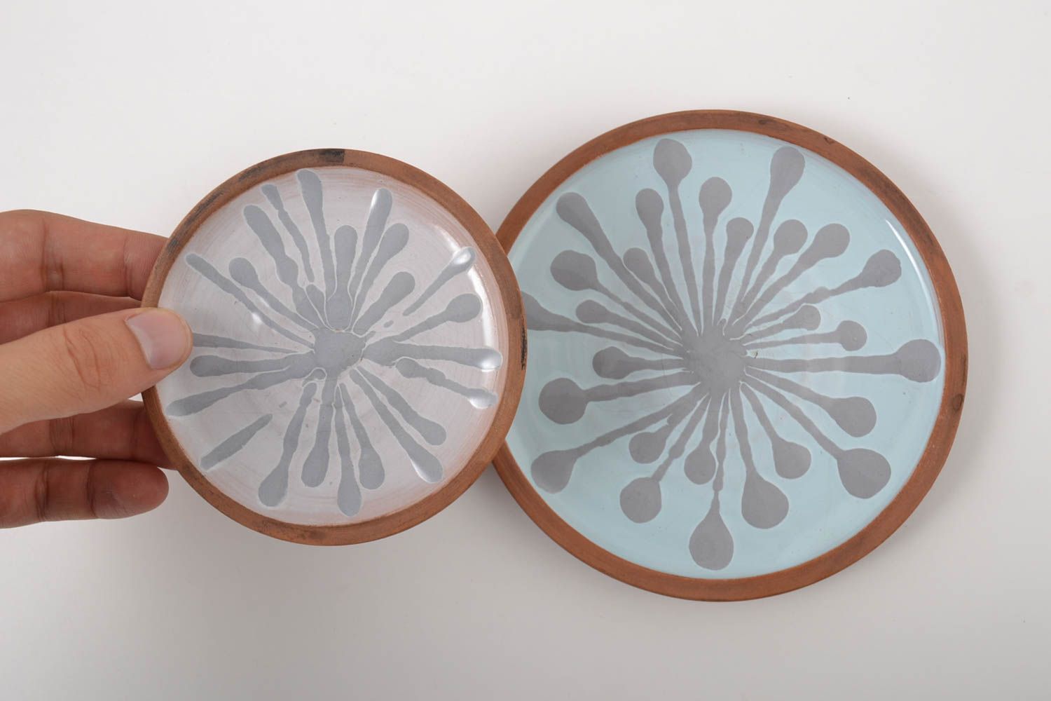 Platos de cerámica hechos a mano utensilios de cocina vajilla moderna foto 5