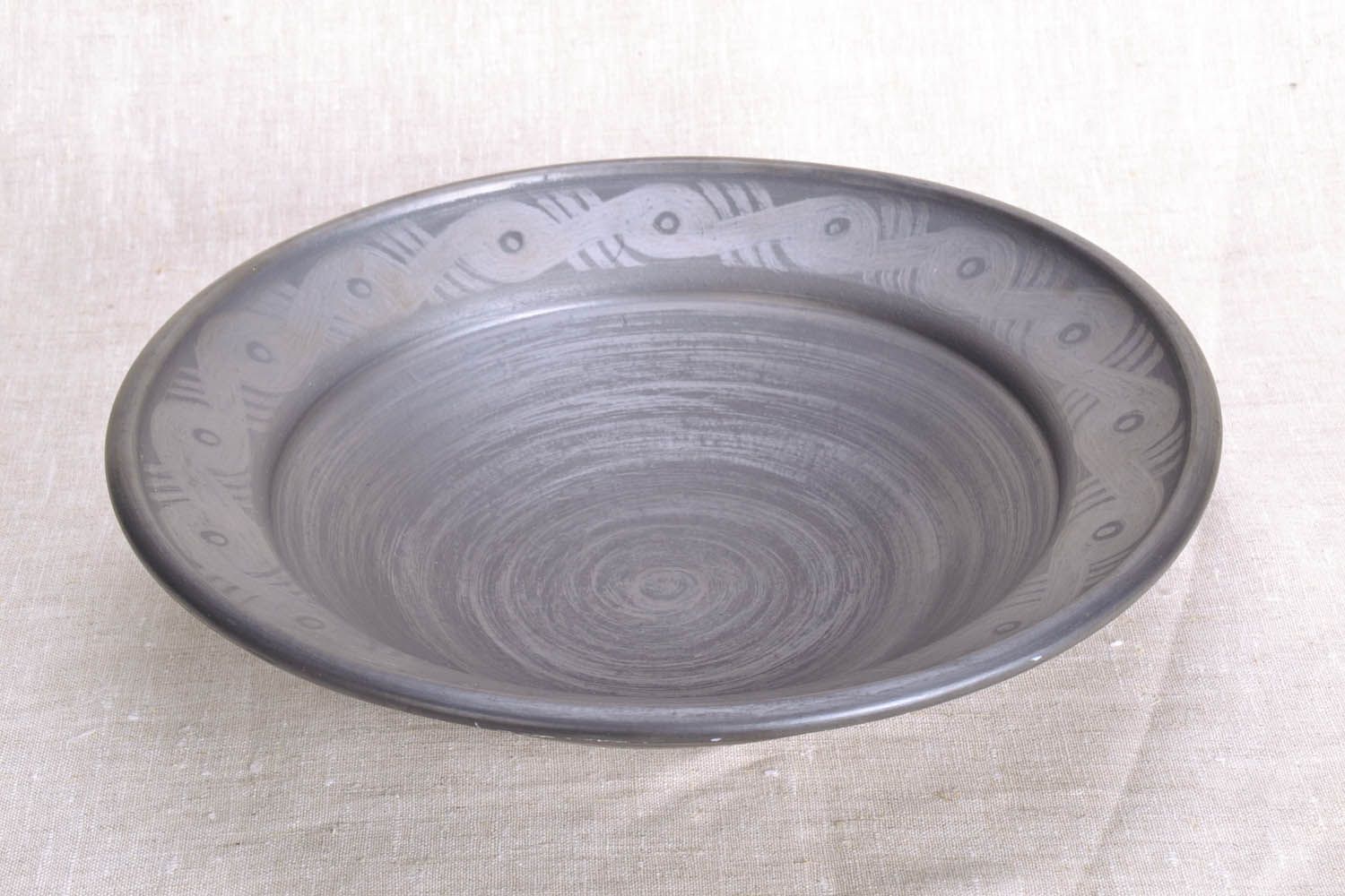 Big clay bowl photo 2