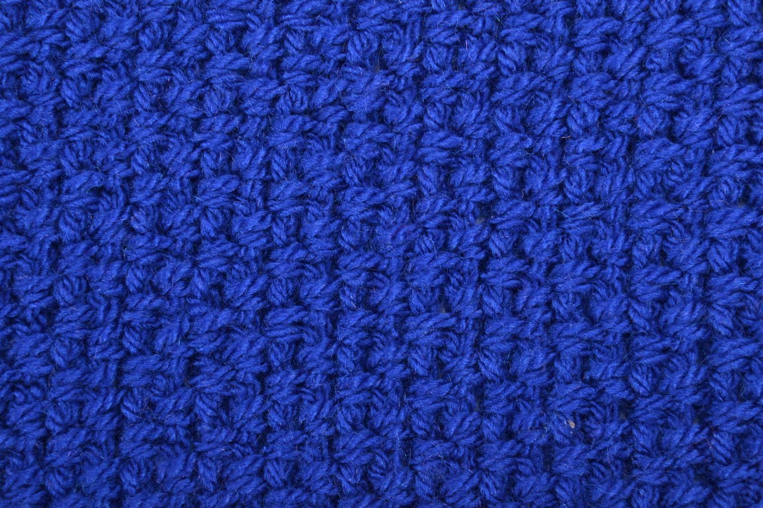 Mütze und Schal in Blau foto 4
