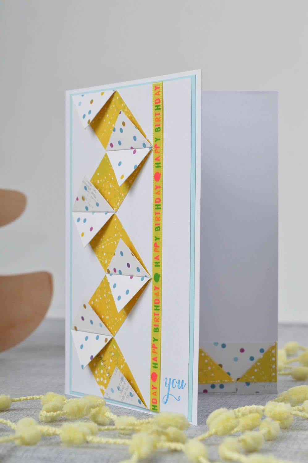 Handmade schöne Grusskarte Scrapbook Karten Grußkarte Designer zum Geburtstag foto 1