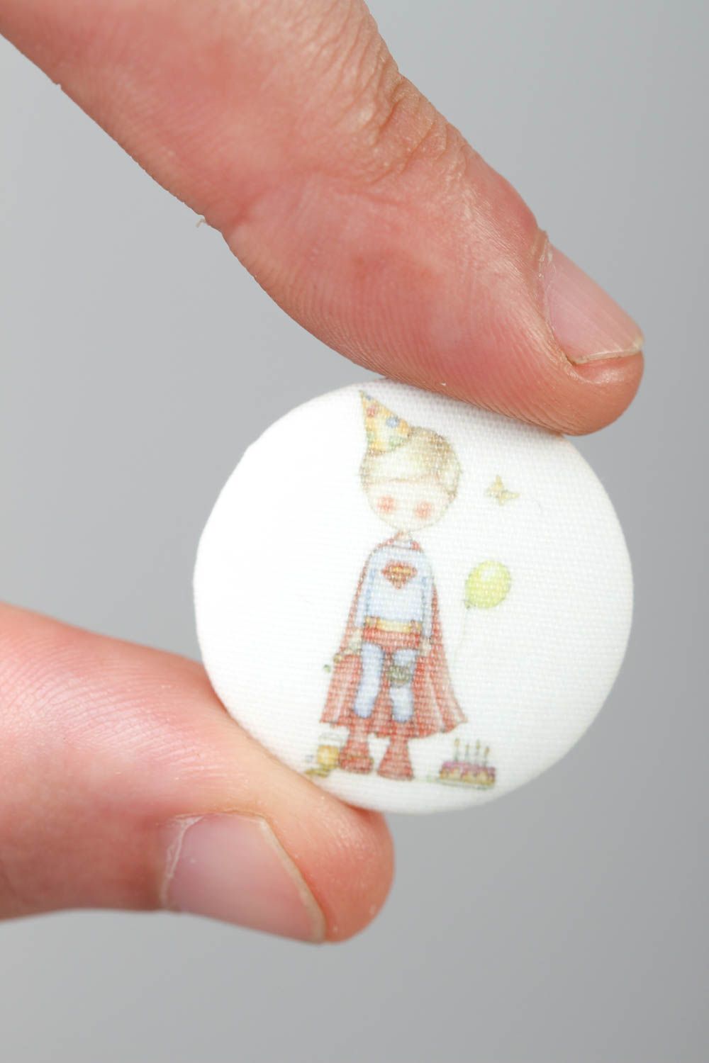 Plastic button art supplies handmade fabric button handmade sewing idea photo 5