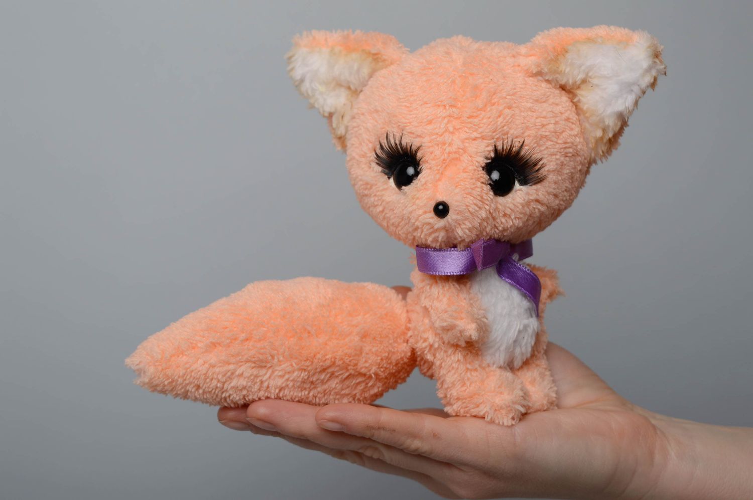 Artificial fur toy fox photo 3