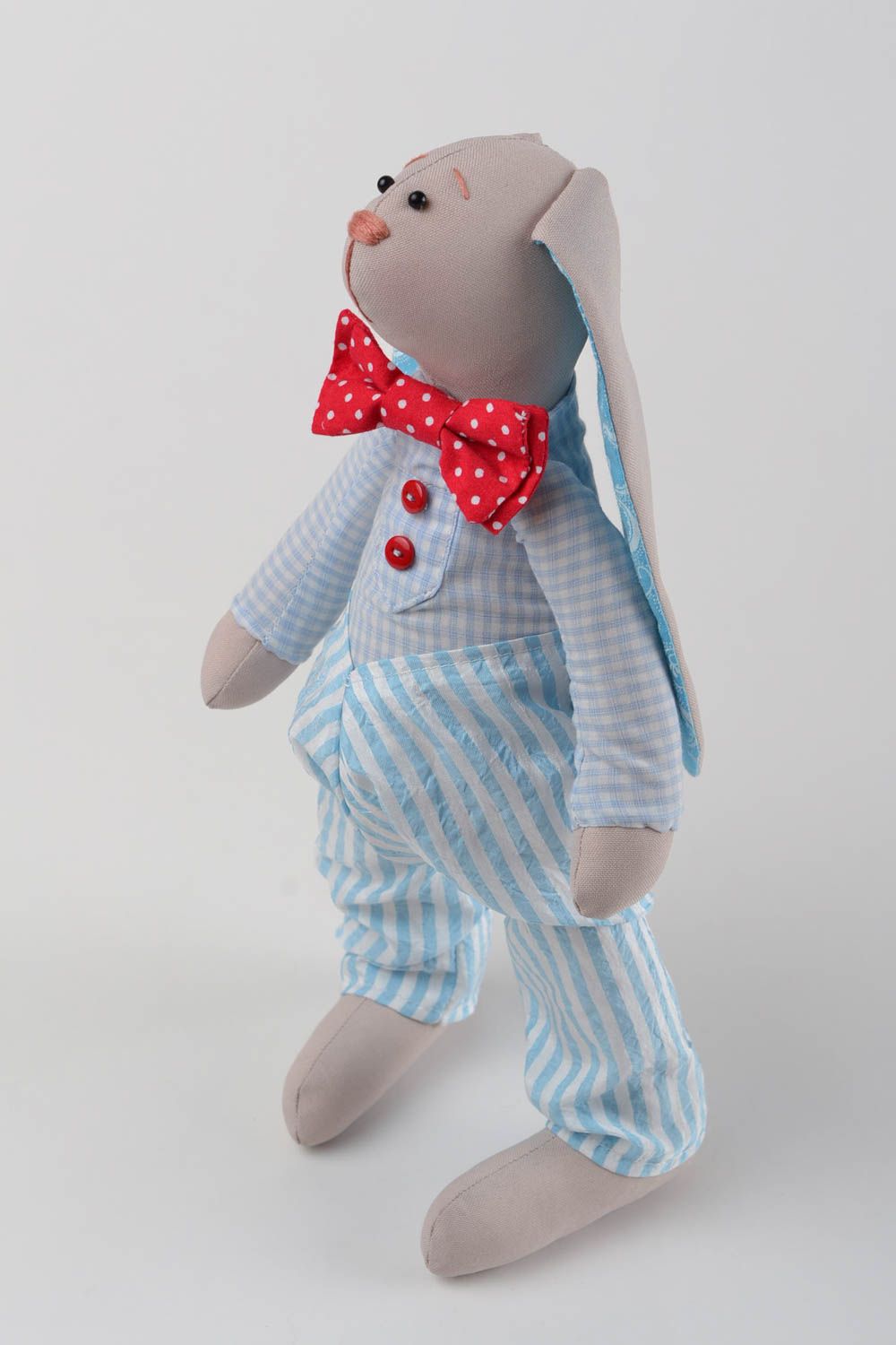 Conejo de peluche artsanal regalo original para niños decoración de dormitorio foto 3