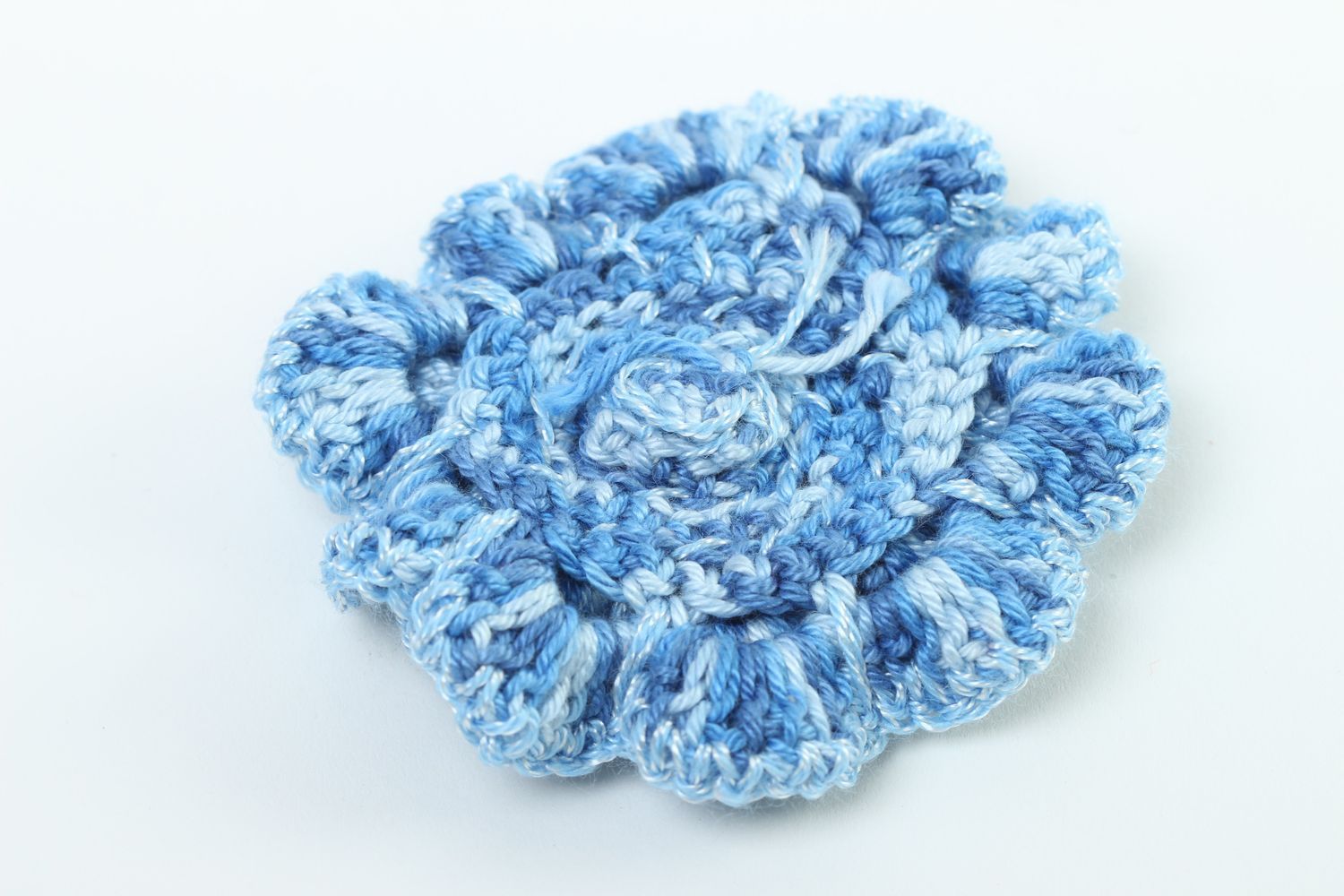 Handmade flower art supplies crochet flower diy products accessories for jewelry photo 4