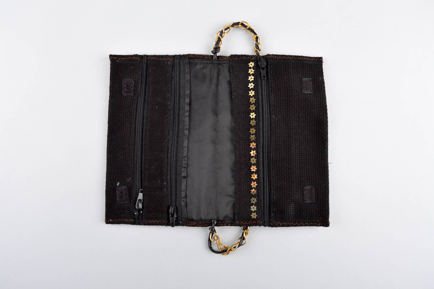 Modische Damentaschen handmade Umhängetasche Damen Geldbörse Stoff klein  foto 4