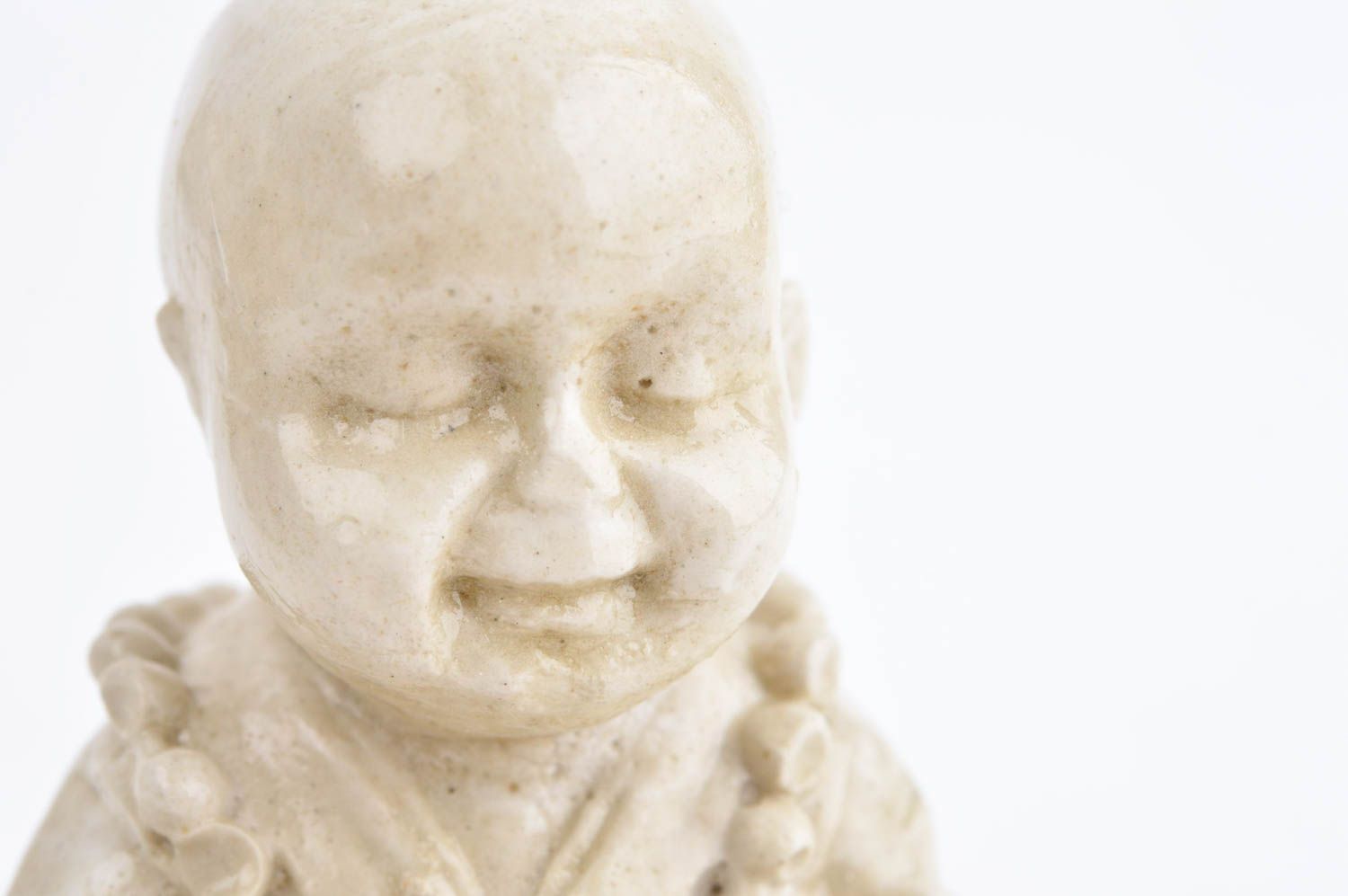 Figura de yeso artesanal con forma de monje decoración de hogar regalo original foto 5