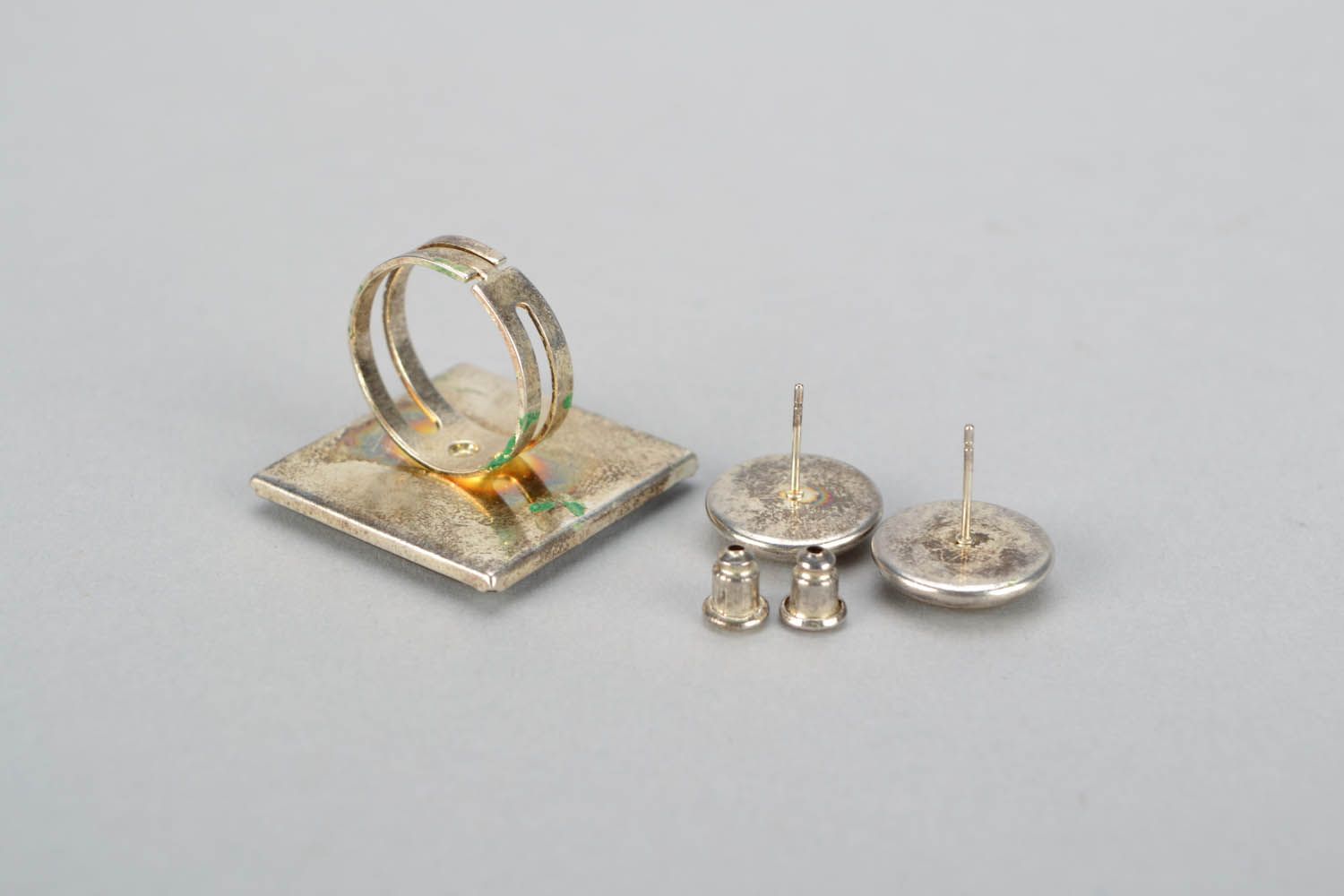Set of metal jewelry Melody photo 5