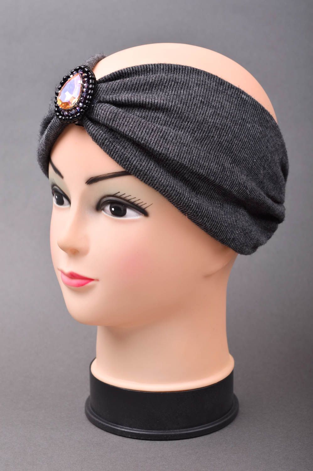 Beautiful handmade womens turban headband design designer hair accessories photo 1