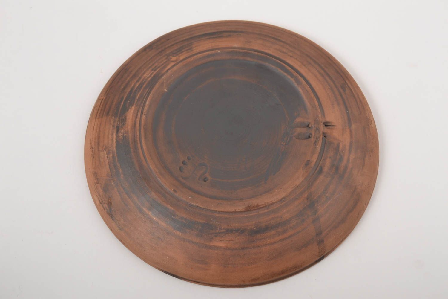 Экологически чистая посуда ручной работы столовая тарелка керамическая посуда фото 3