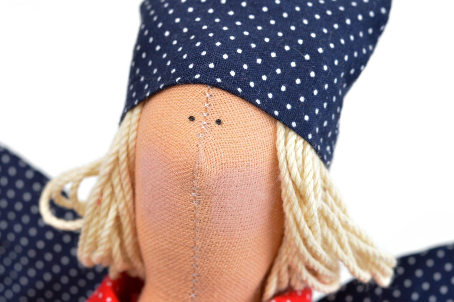Deko Puppe handgemachtes Stoff Spielzeug originelle Designer Puppe für Mädchen foto 5