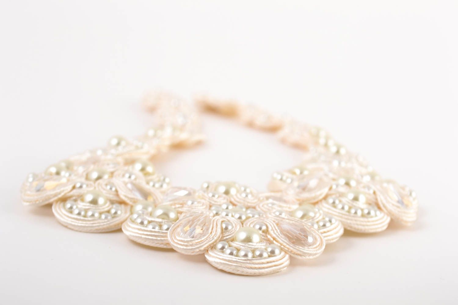 Handmade beautiful necklace designer accessories massive stylish jewelry photo 3