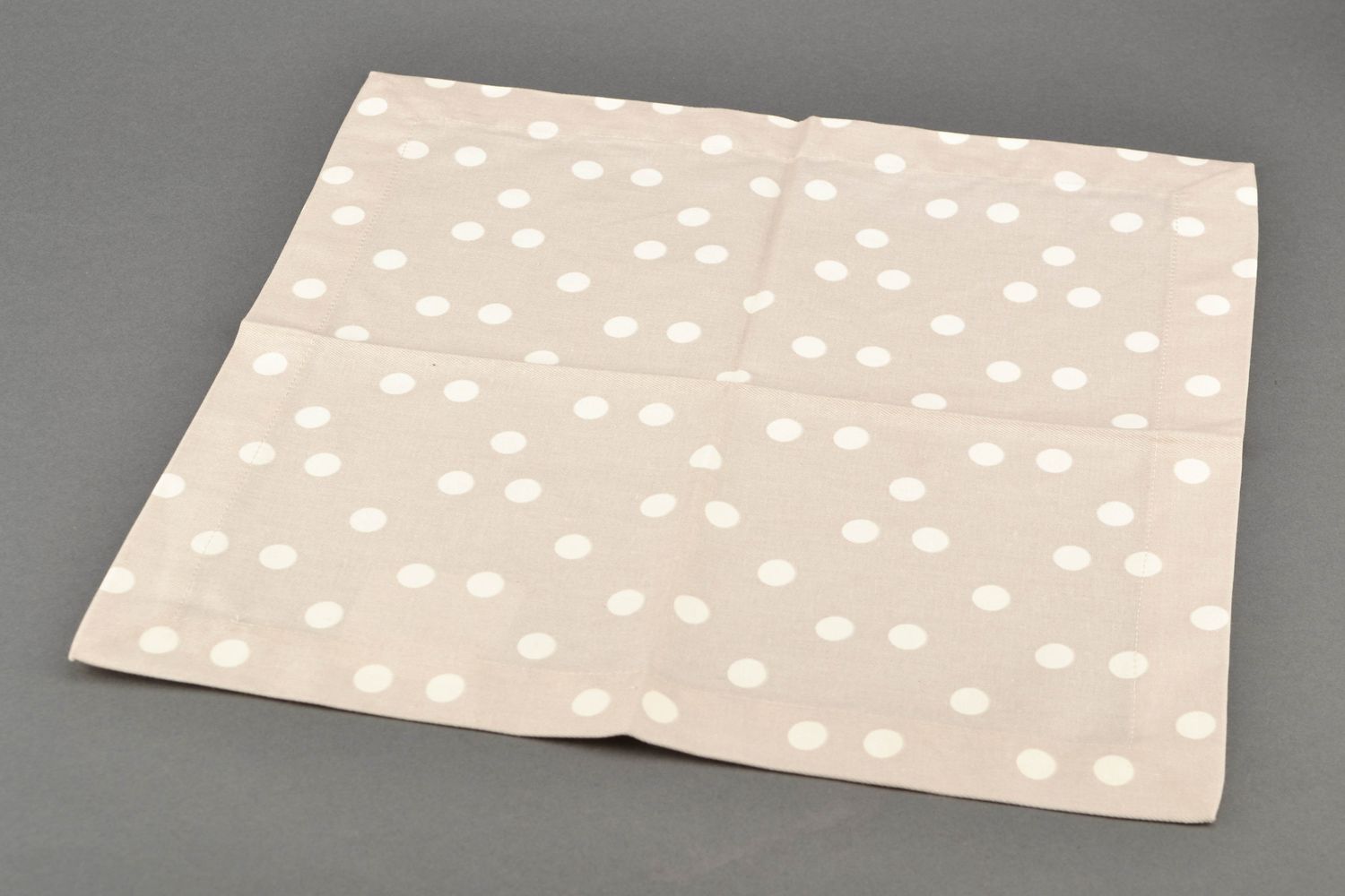 Polka dot fabric kitchen napkin photo 4