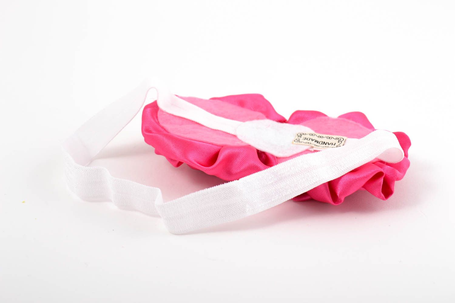 Handgemachter Schmuck Haarband rosa Accessoire für Haare Damen Accessoire  foto 2