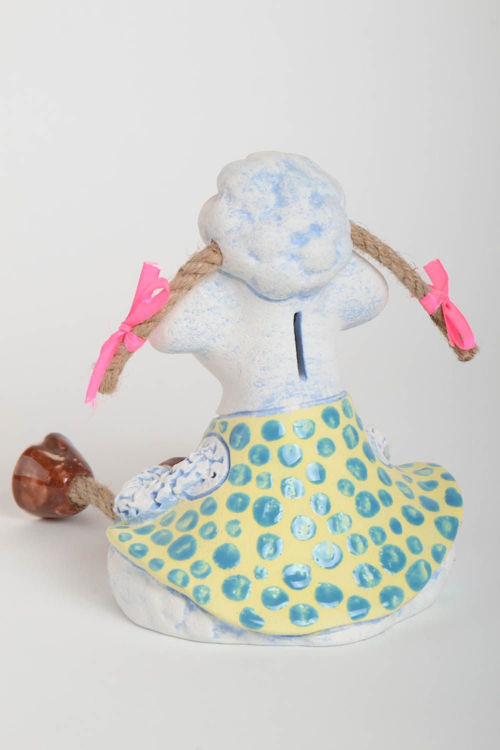 Keramik Handarbeit Spardose Schaf Geschenk Idee Spardose für Kinder lustig foto 5