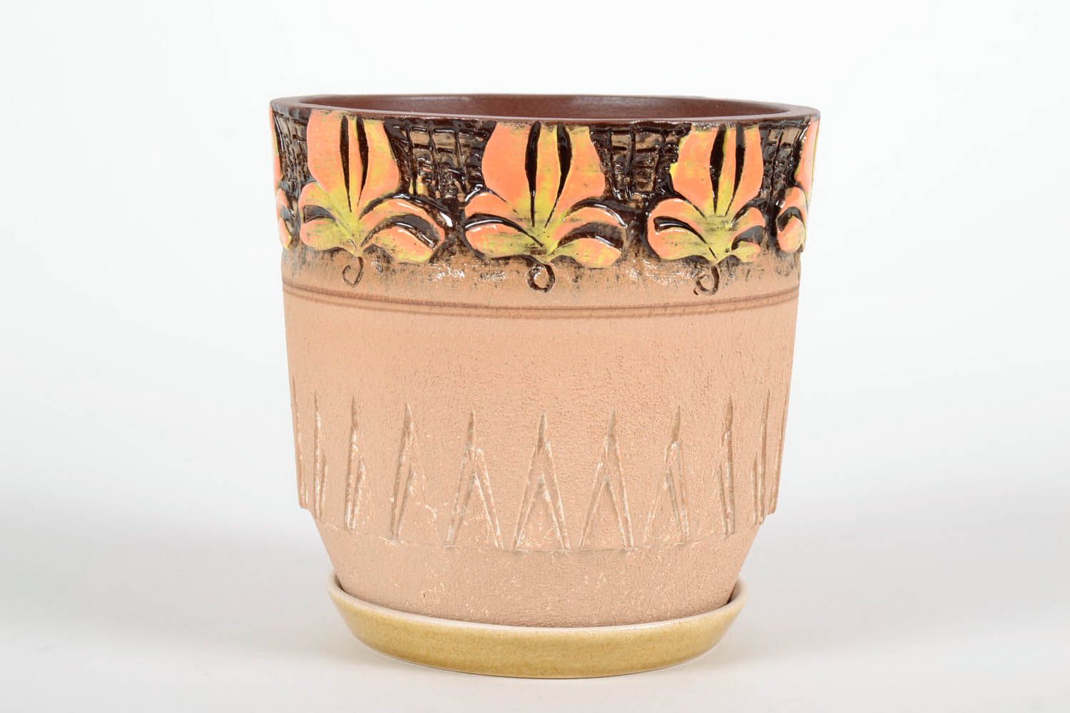 Vaso fatto a mano vaso per fiori in ceramica attrezzi per giardinaggio foto 2