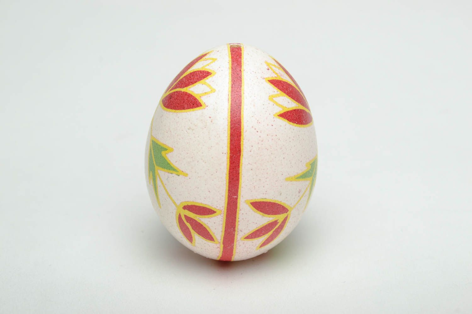 Handmade Easter egg with drawing photo 3