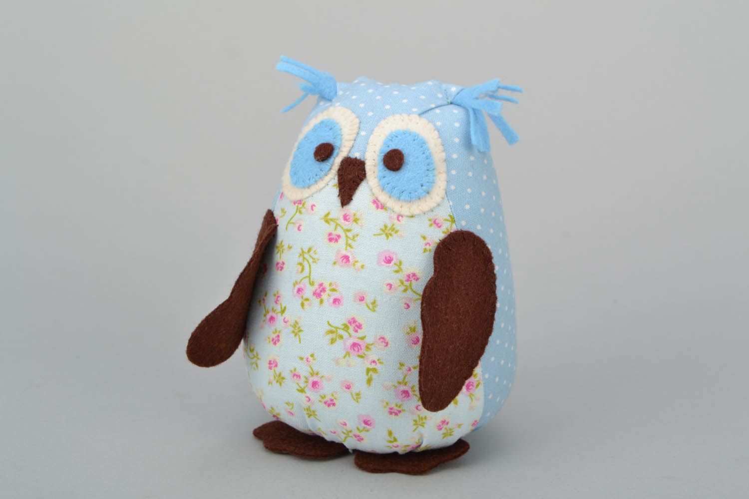 Soft handmade toy Owl photo 1