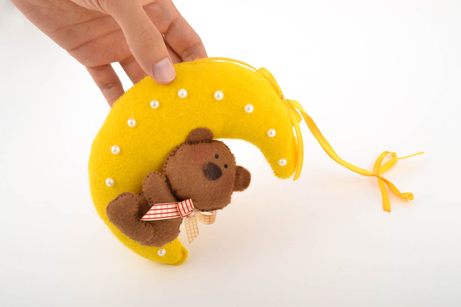 Текстильная игрушка хэнд мейд интерьерная игрушка декоративная игрушка из фетра фото 5