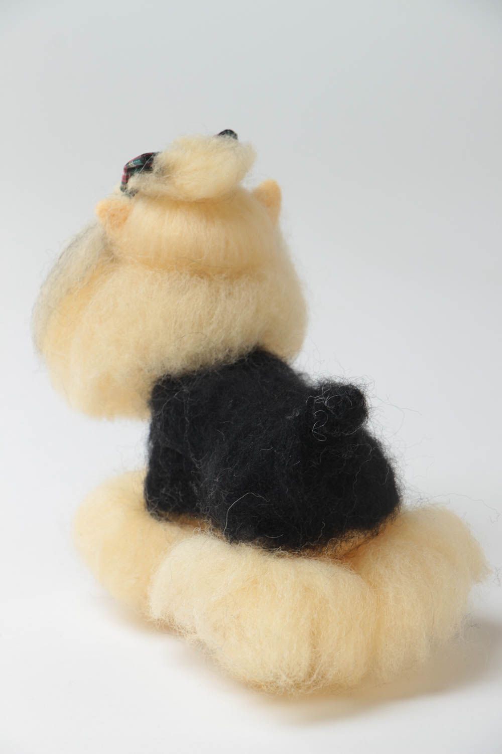 Peluche en laine feutrée faite main originale pour enfant Yorkshire Terrier photo 4