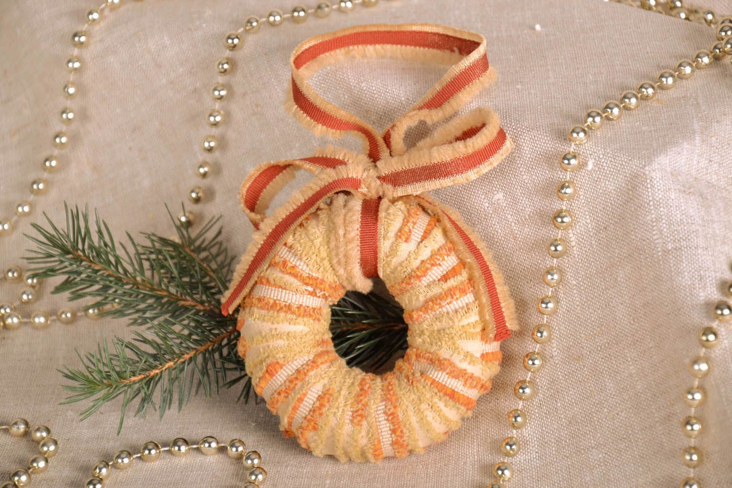 Brinquedo pingente macio para Árvore de Natal de tecido para decoração do interior  foto 1