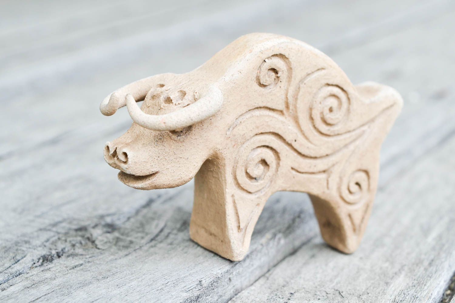 Глиняная свистулька ручной работы игрушка из глины керамический сувенир фото 1