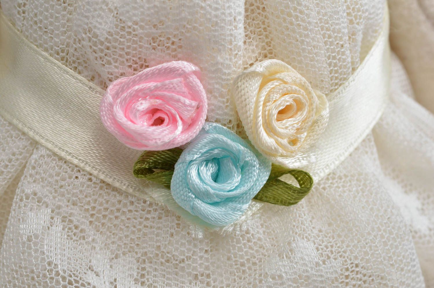 Oso de peluche artesanal juguete de tela natural regalo original para niño foto 5