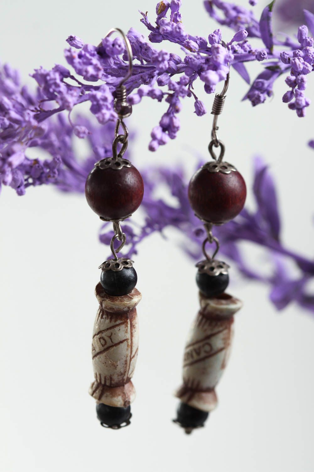 Beautiful handmade beaded earrings costume jewelry accessories for girls photo 1