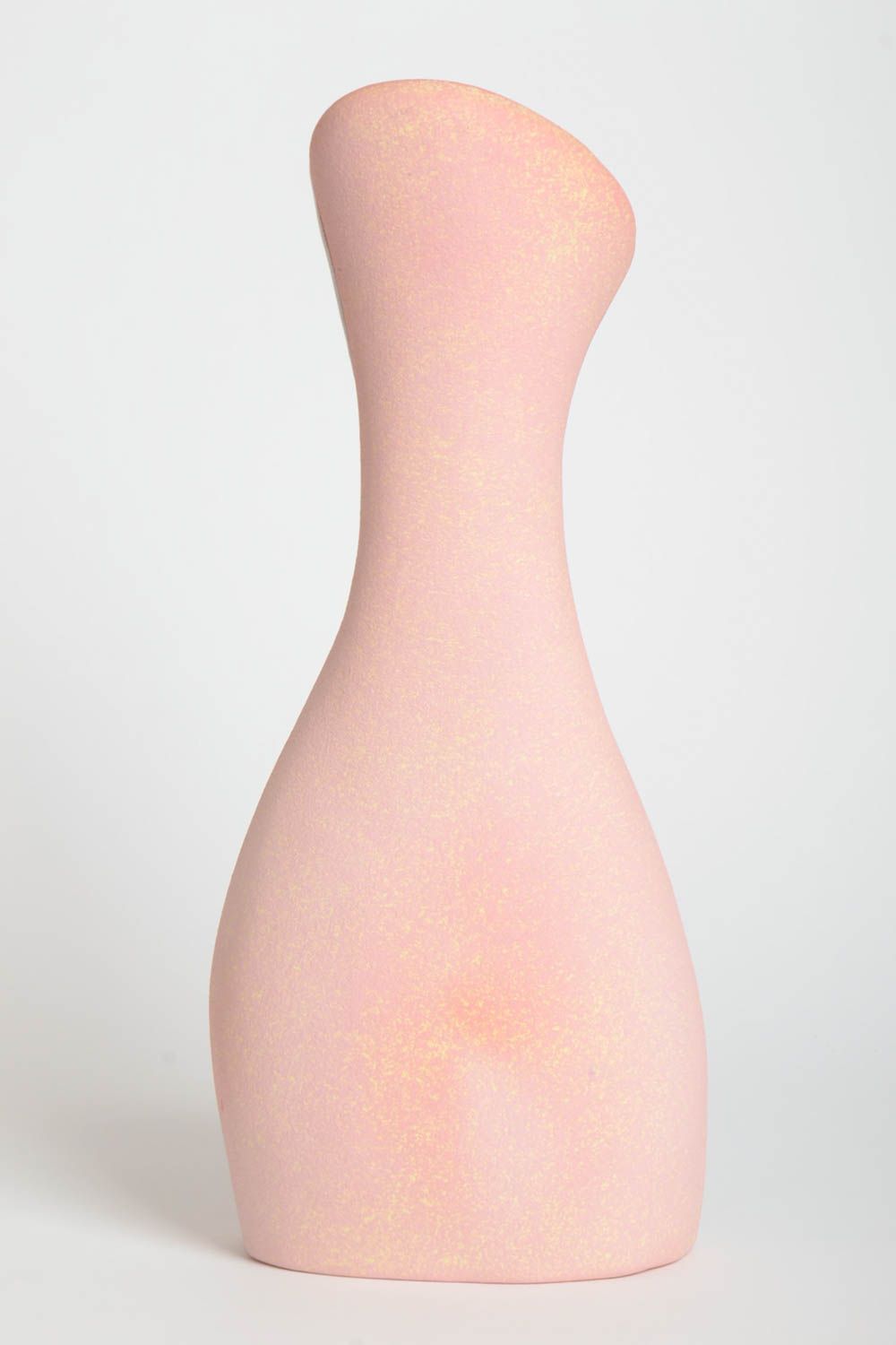 Сувенир ручной работы керамическая ваза для цветов предмет декора водопад фото 4