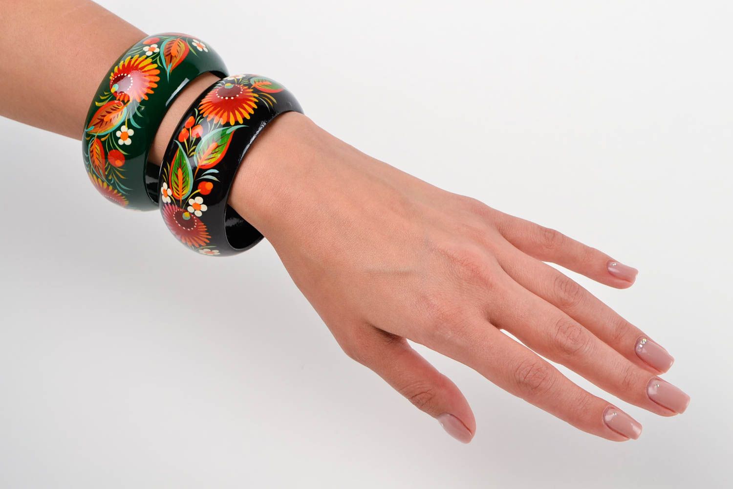 Handmade Modeschmuck Armbänder 2 Stück Designer Accessoires Geschenk für Frauen foto 6