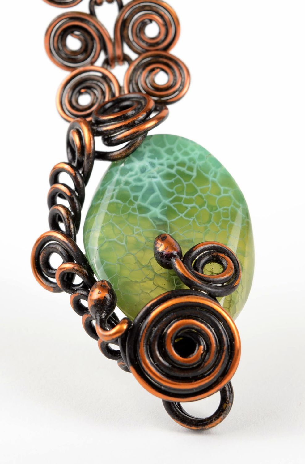Metal bracelet handmade copper bracelet designer jewelry fashion accessories photo 2