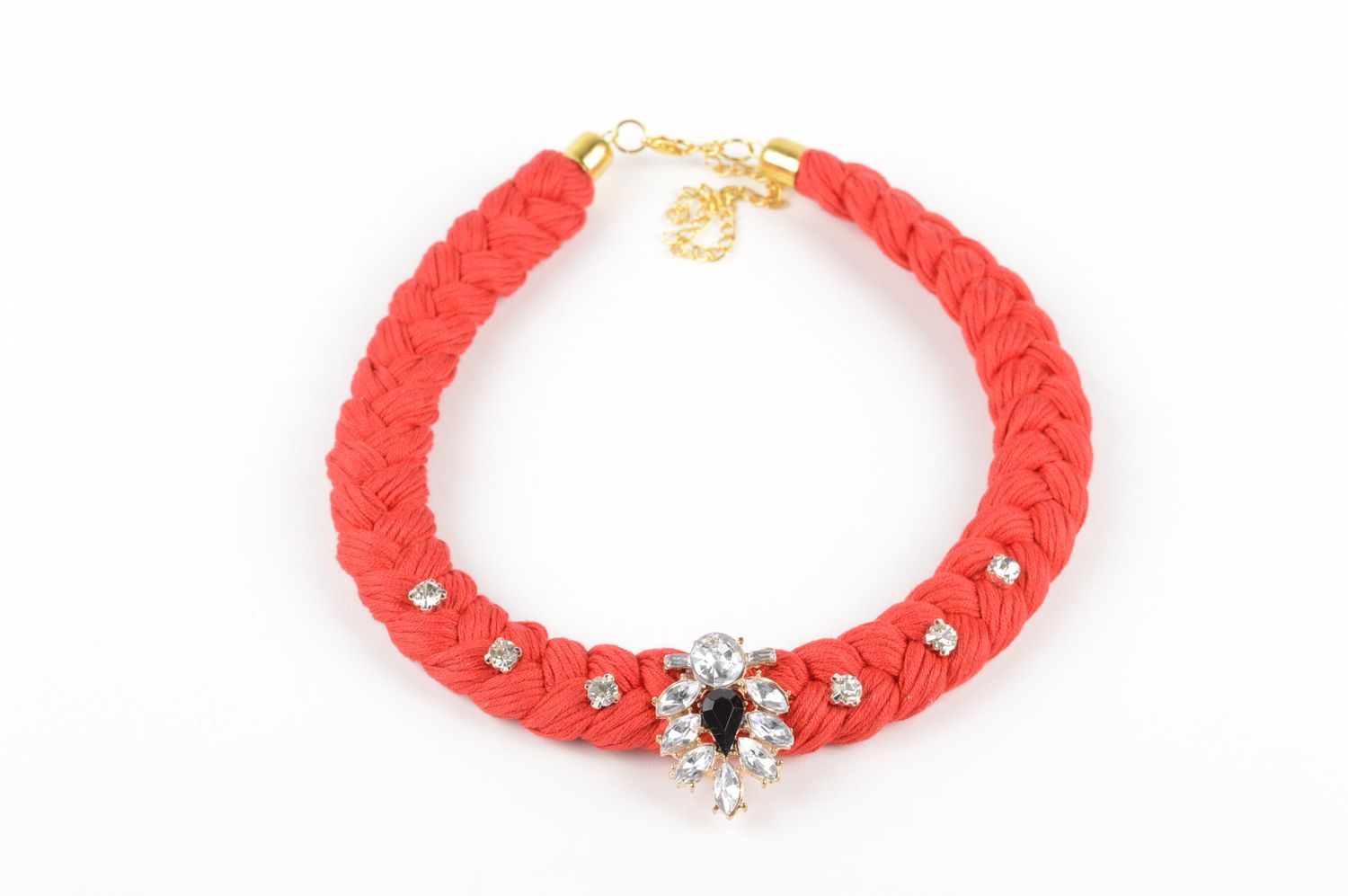 Handmade necklace fashion jewelry unusual accessory designer necklace gift ideas photo 2