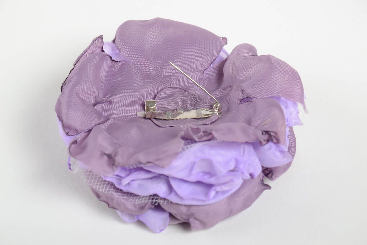 Beautiful handmade textile brooch flower brooch for women fashion accessories photo 3