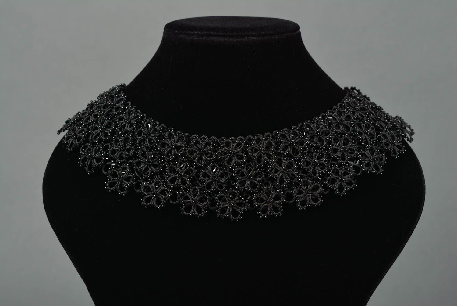 Collar original hecho a mano bisutería artesanal accesorio de moda para mujer foto 1