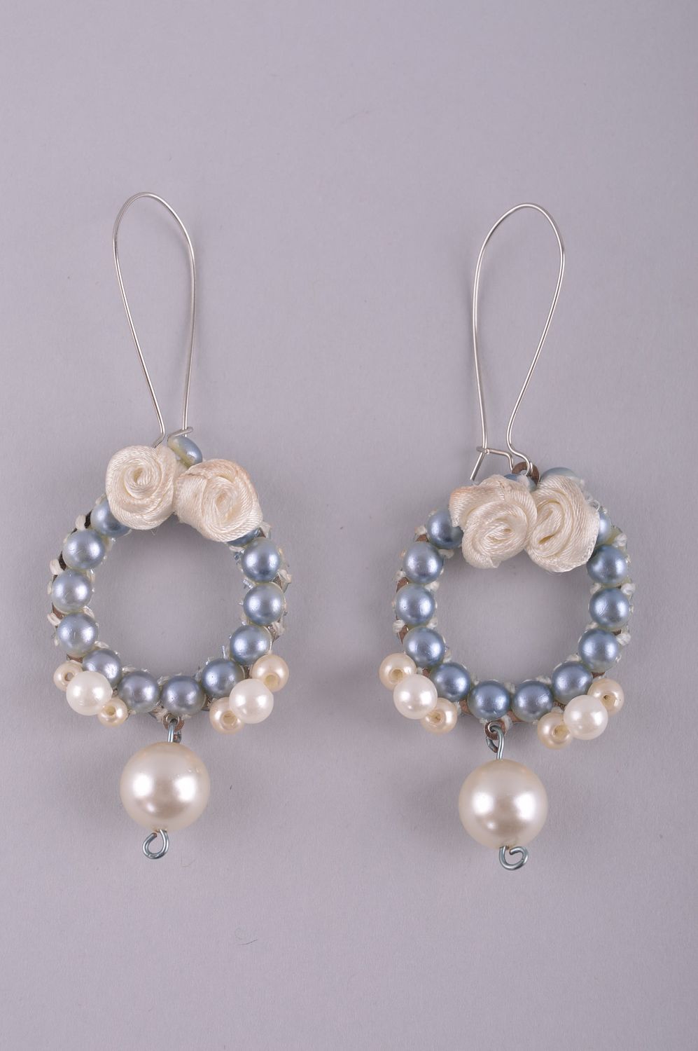 Handmade earrings beaded jewelry fashion accessories designer earrings photo 3