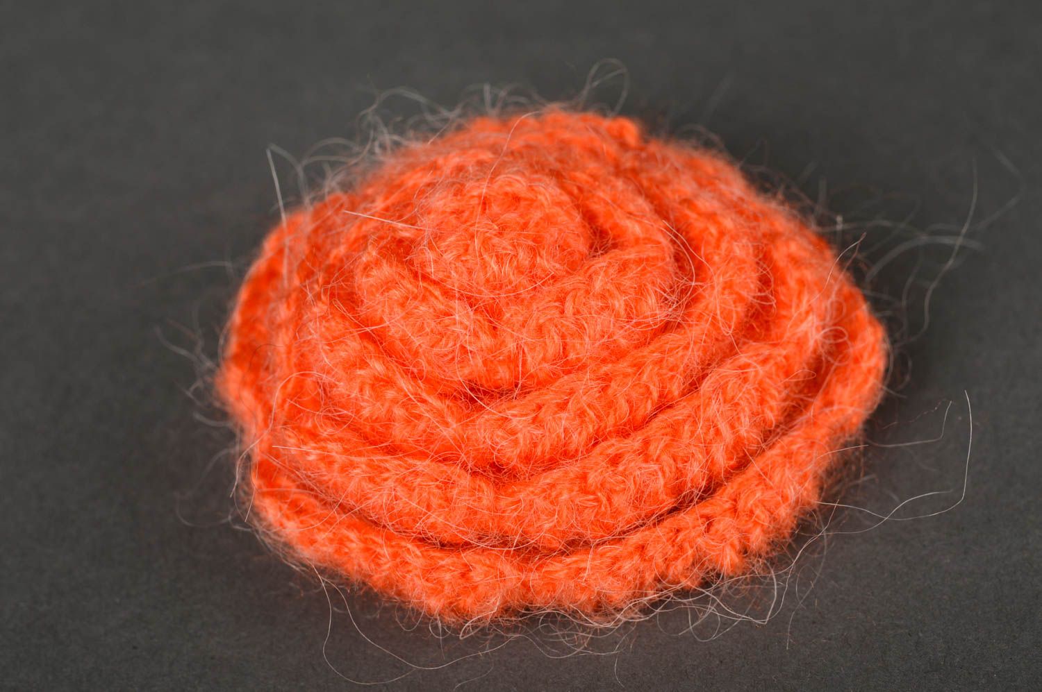 Goma para el pelo naranja artesanal accesorio para niñas regalo original foto 2