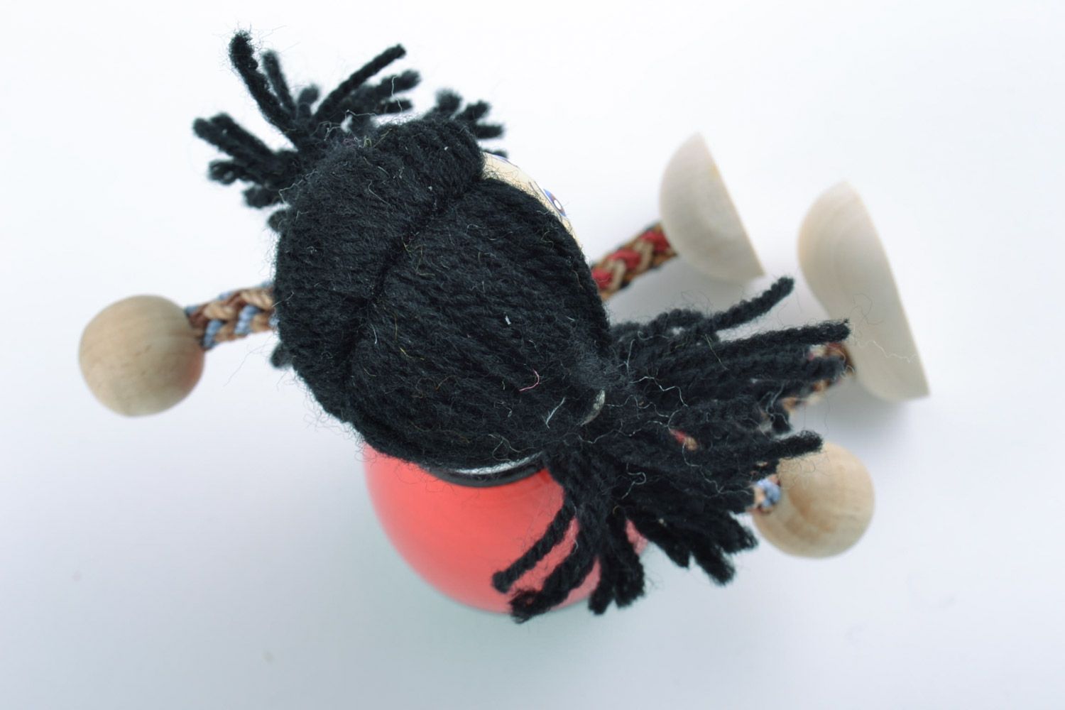 Designer entwickeltes einzigartiges handmade Spielzeug Mädchen mit langen Haaren  foto 4