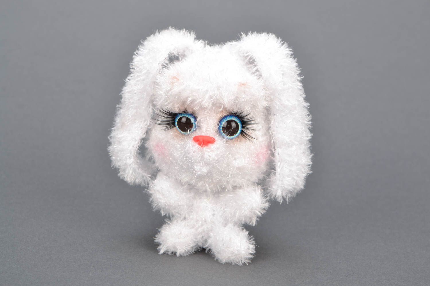 Soft crochet toy Fluffy Bunny photo 1