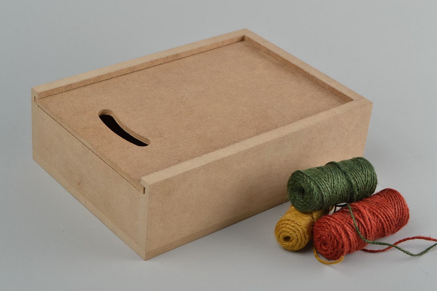 Unusual handmade MDF blank box for decoupage and painting DIY art supplies photo 1