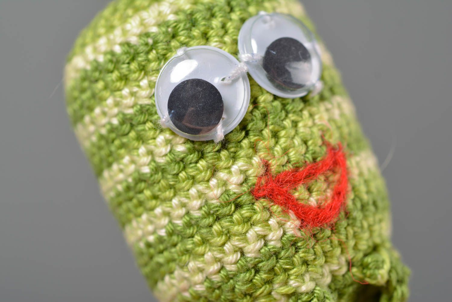 Jouet pieuvre Peluche faite main Cadeau enfant tricoté au crochet coton hochet photo 2