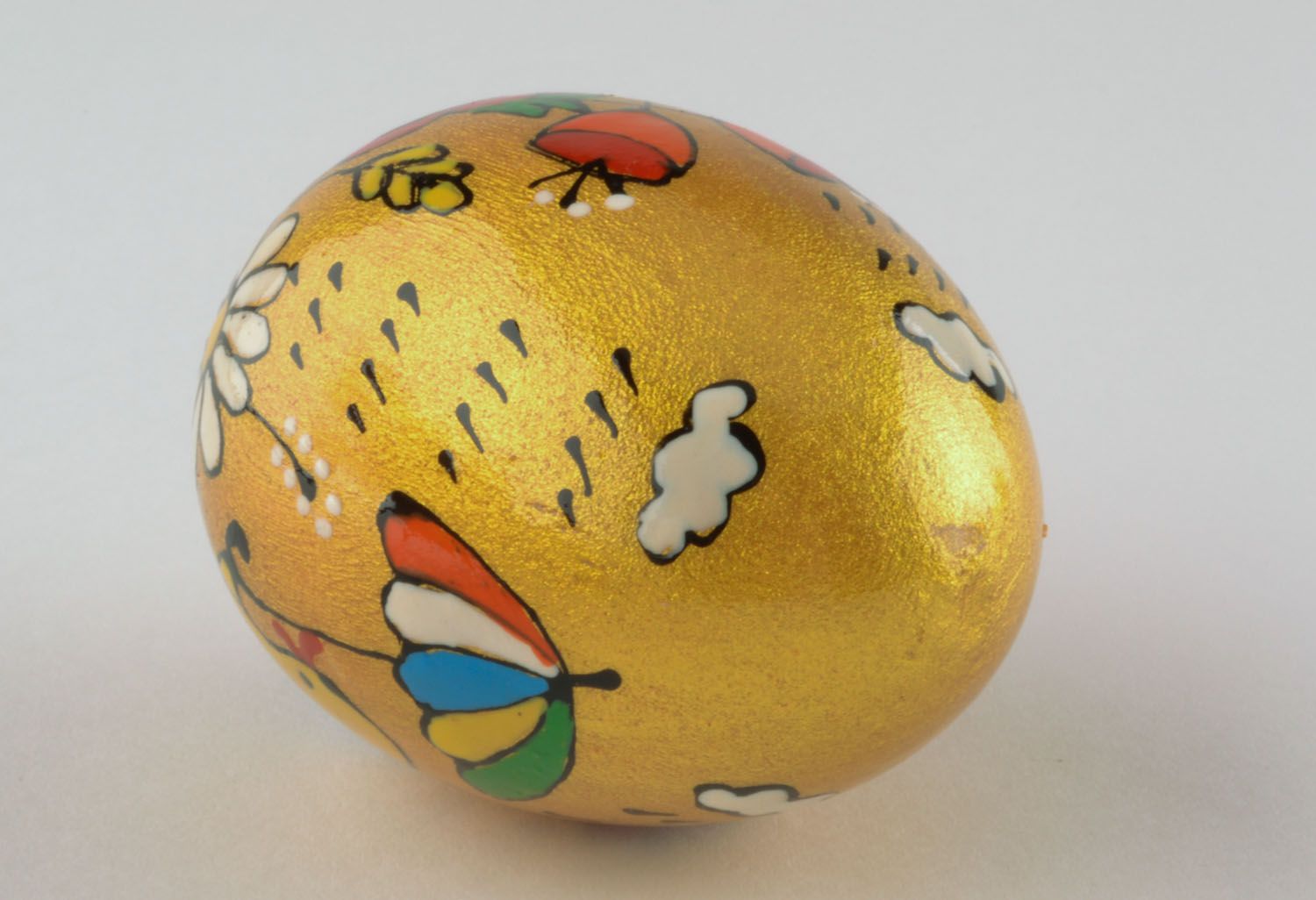Handmade wooden Easter egg photo 4