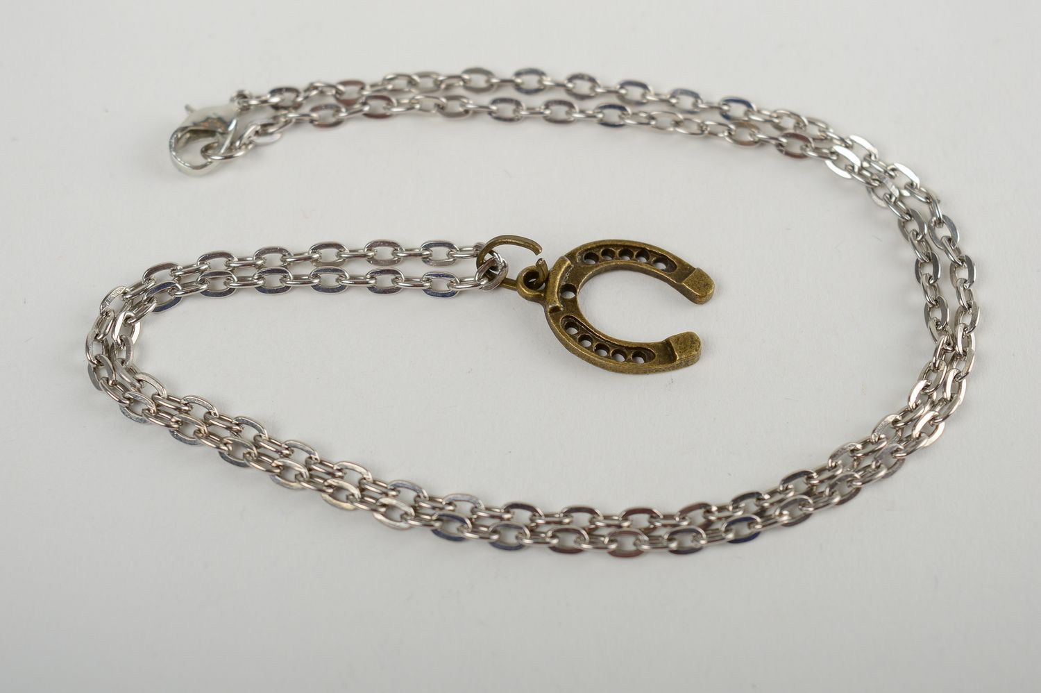 Handmade vintage pendant of chain metal pendant trendy accessories for men photo 4
